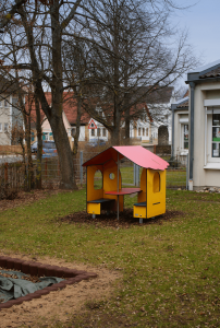 Geschützter Außenbereich der Krabbelkäfer